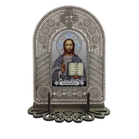 изображение1: икона для вышивания бисером на пластиковой канве, Икона Господь Вседержитель