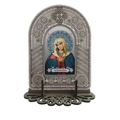 изображение1: икона для вышивания бисером на пластиковой канве, Образ Пресвятой Богородицы Умиление