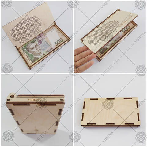 фото5: Коробка подарочная для денег с украшением в виде вышивки бисером или нитками На відпочинок!