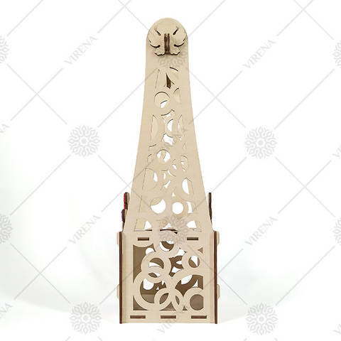 фото2: Коробка подарочная для бутылки с украшением в виде вышивки бисером или нитками фото2: Коробка подарочная для бутылки с украшением в виде вышивки бисером или нитками