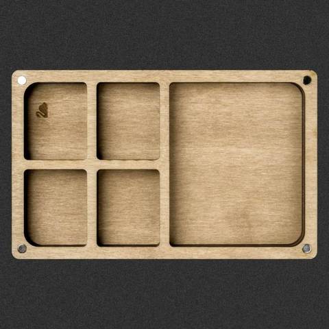 фото1: средняя часть для деревянного органайзера-конструктора