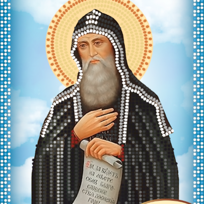 Схема для вышивки бисером Святой Преподобный Антоний Печерский
