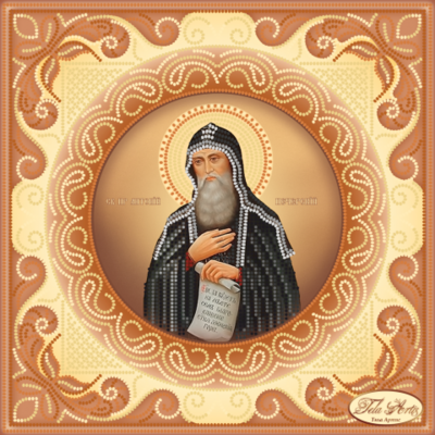 Схема для вышивки бисером Святой Преподобный Антоний Печерский