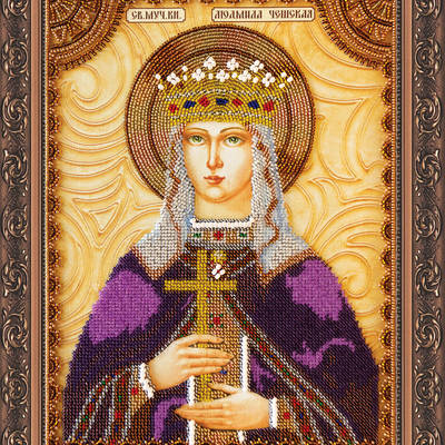 Набор для вышивки бисером Святая Людмила
