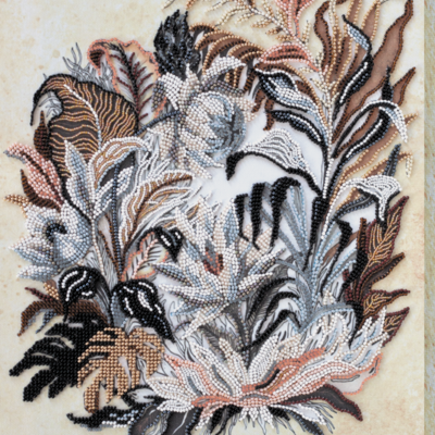 фото: картина для вышивки бисером Рисунок сепией