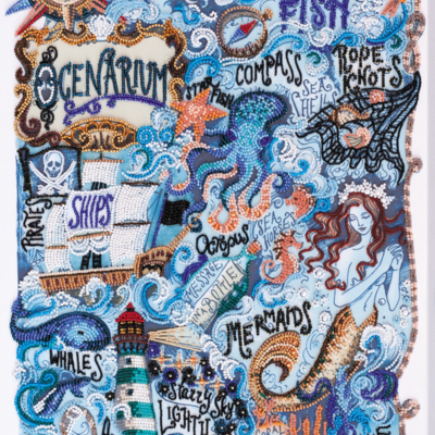 фото: картина для вышивки бисером Тайны океана