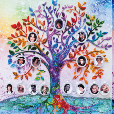 фото: картина для вышивки бисером Семейное дерево фото: картина для вышивки бисером Семейное дерево