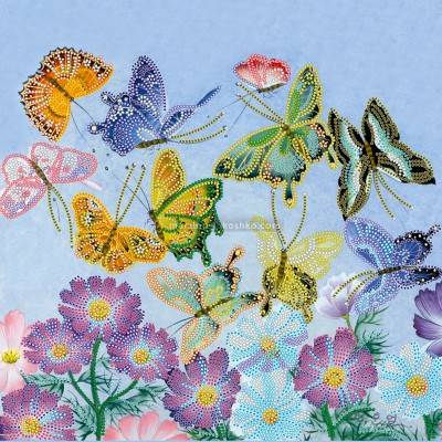 Схема для вышивки бисером Танец бабочек