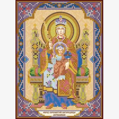 Схема для вышивки бисером «Богородица «Державная»