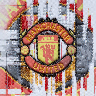 фото: картина для вышивки бисером ФК Манчестер Юнайтед