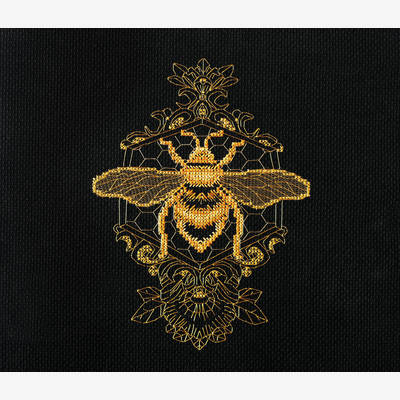 фото: картина для вышивки крестом Золотая пчела