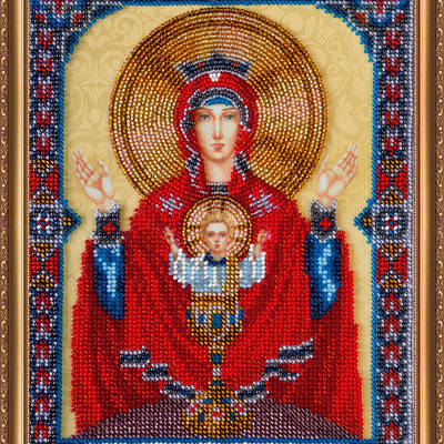 Набор для вышивки бисером Богородица Неупиваемая чаша