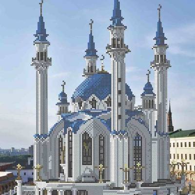 фото: картина, вышитая бисером, Мечеть Кул-Шариф
