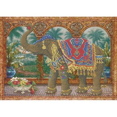 фото: картина, вышитая бисером, Символ богатства и удачи