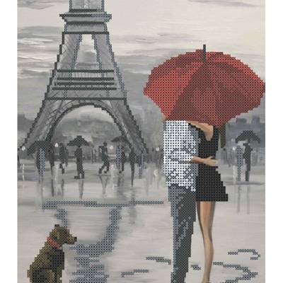 фото: картина, вышитая бисером, Мир для двоих