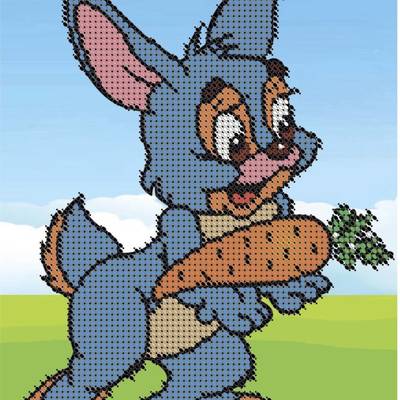 фото: картина для вышивки бисером, Заяц