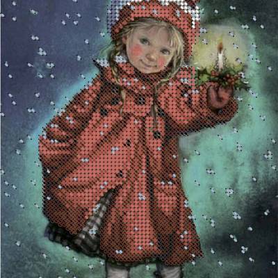 фото: картина для вышивки бисером, Девочка
