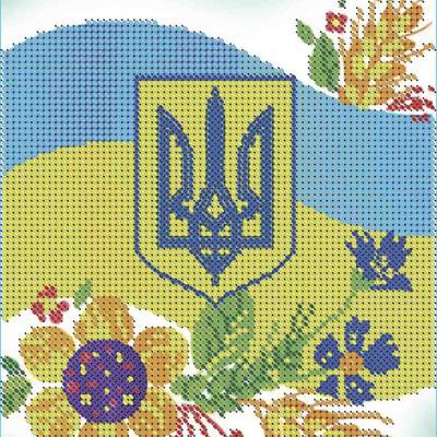 Схема для вышивки бисером на украинские мотивы