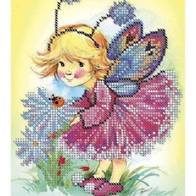 фото: картина, вышитая бисером, Фея