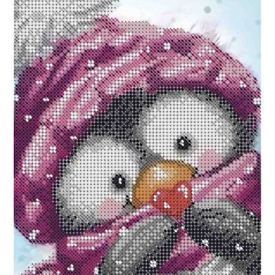 фото: картина для вышивки бисером, Пингвин с сердечком