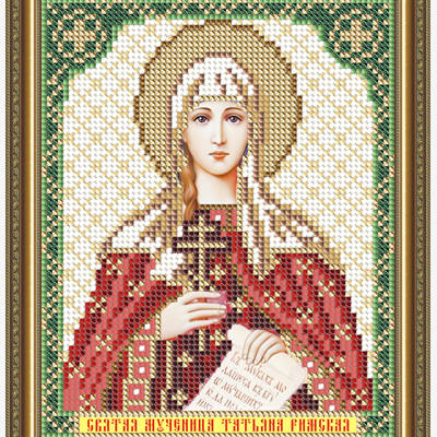 Схема для вышивки бисером Икона Святая Мученица Татьяна Римская