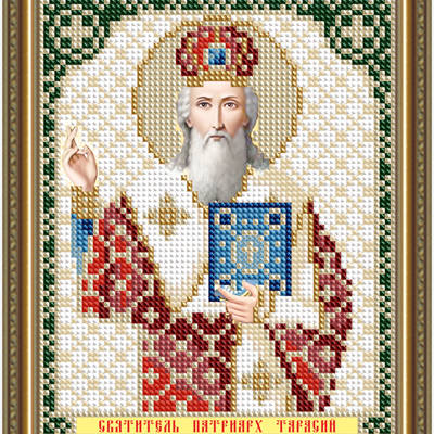 Схема для вышивки бисером Икона Святитель Тарасий Патриарх Цареградский