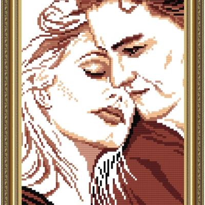 Схема для вышивки бисером Любовь и нежность