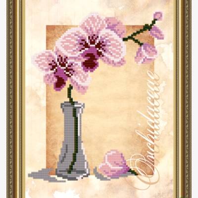 Схема для вышивки бисером Орхидея