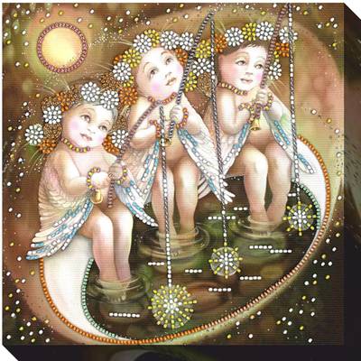 фото: картина для вышивки бисером Три ангела фото: картина для вышивки бисером Три ангела
