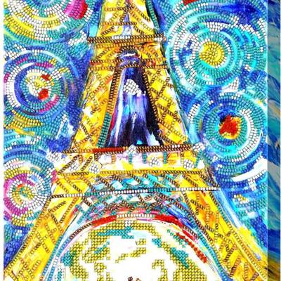 фото: картина для вышивки бисером Свидание в Париже