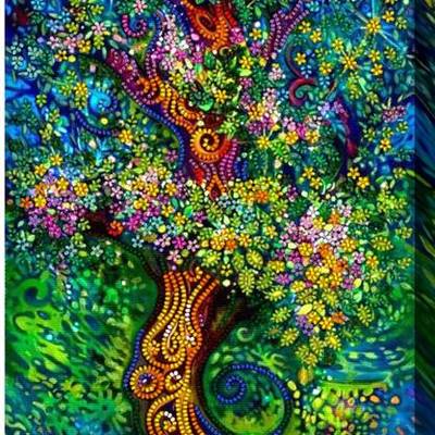 фото: картина для вышивки бисером Волшебное дерево