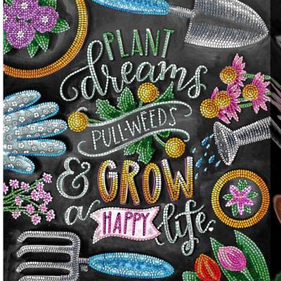 фото: картина для вышивки бисером Мечты растения
