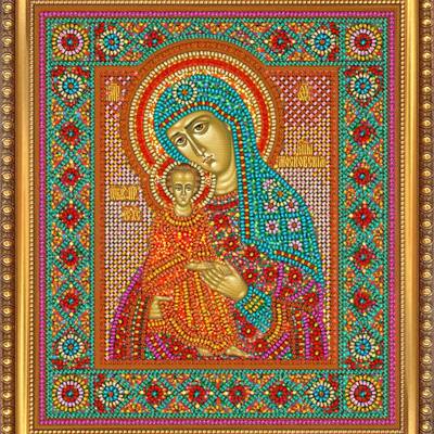 Изображение: икона для вышивки бисером Московская БМ