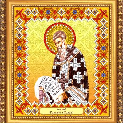 изображение: икона для вышивки бисером Тарасий (Тарас)