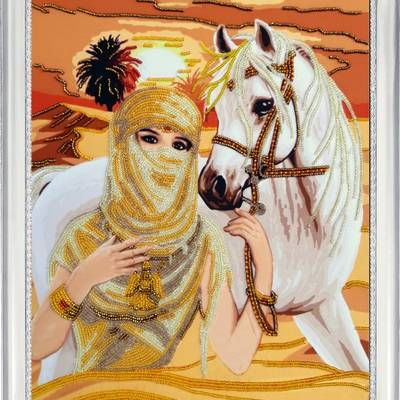 фото: картина для вышивки бисером Принцесса пустыни