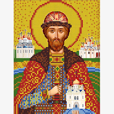 изображение: именная икона Святой Дмитрий для вышивки бисером или крестом
