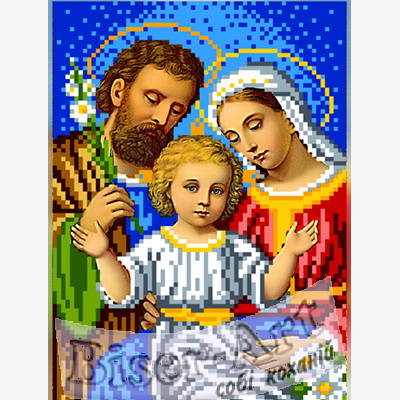 изображение: Святое семейство для вышивки бисером или нитками изображение: Святое семейство для вышивки бисером или нитками