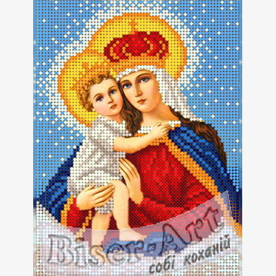 изображение: Мадонна с младенцем для вышивки бисером или нитками изображение: Мадонна с младенцем для вышивки бисером или нитками