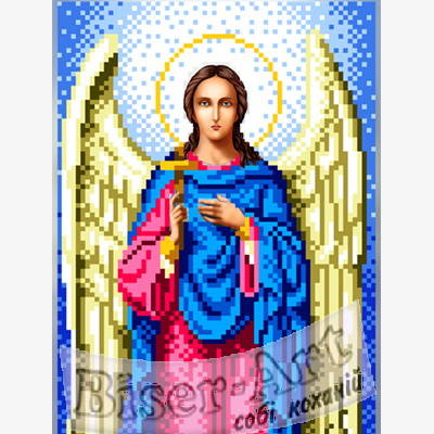 изображение: икона Ангел Хранитель для вышивки бисером или нитками