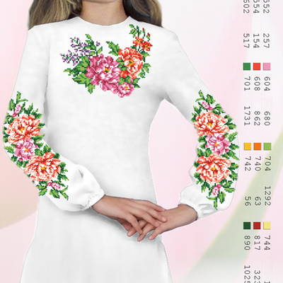 фото: вышитое бисером и сшитое из заготовки детское платье фото: вышитое бисером и сшитое из заготовки детское платье