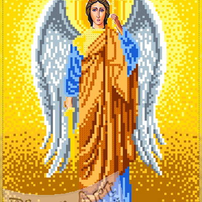 изображение: именная икона Архангел Михаил для вышивки бисером или крестом