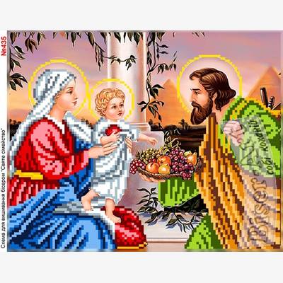 изображение: Святое Семейство для вышивки бисером или крестиком