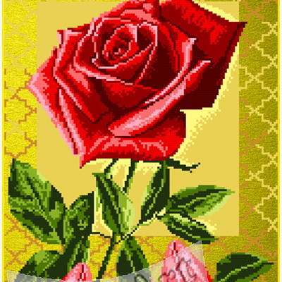 фото: схема для вышивки бисером, Розы