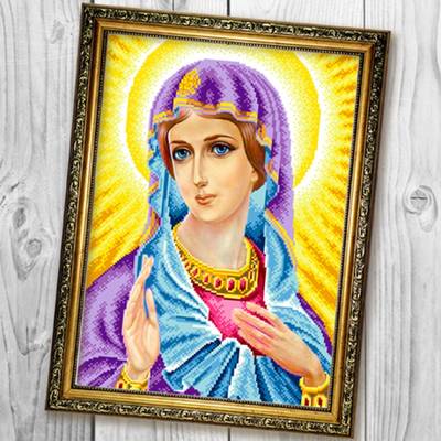 фото: схема для вышивки бисером, Дева Мария фото: схема для вышивки бисером, Дева Мария