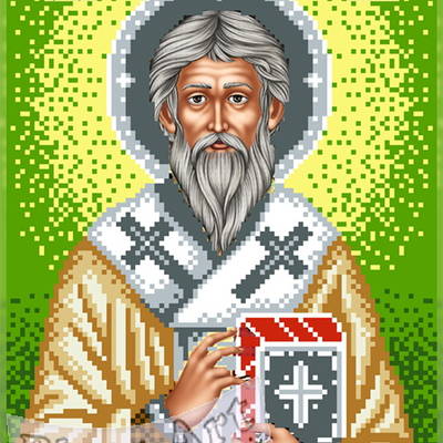 изображение: именная икона Святой Тарас для вышивки бисером или крестом