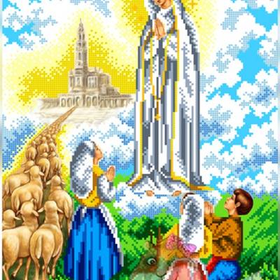 фото: схема для вышивки бисером или крестиком, Пророчество трёх пастухов