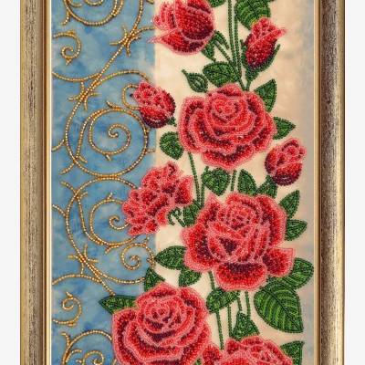 фото: картина для вышивки бисером, Панно с розами