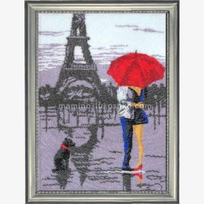 Набор для вышивки бисером Париж для двоих (по картине О. Дарчук)