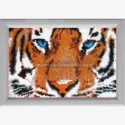 Схема для вышивки бисером Глаза тигра