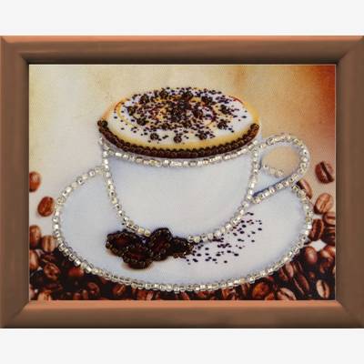 фото: картина для вышивки бисером Чашка кофе